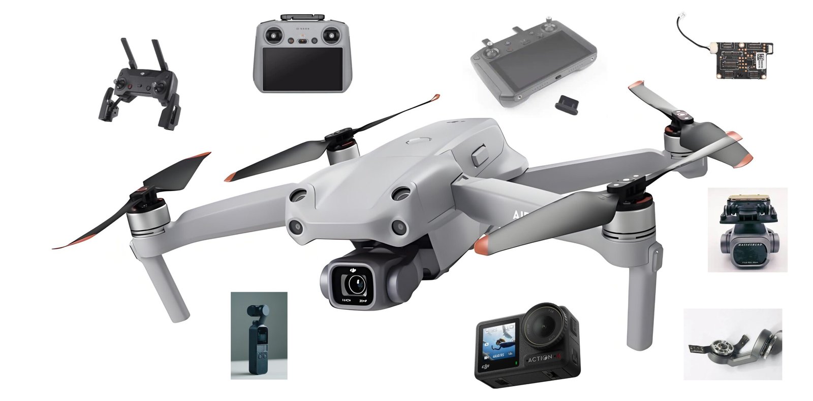 DJI drone, gimbal cammera, spare parts, remote DJI drone, gimbal cammera, spare parts, remote