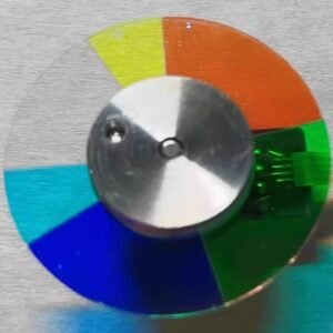 Viewsonic PJD5234 projector genuine color wheel, RGBCWY, 6 segments.-front view