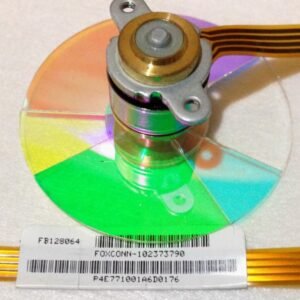 Viewsonic PJD6531W genuine color wheel with barcode tag, 102373790-back view