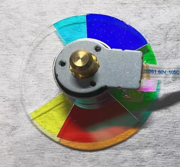 the back of BenQ SX914 projector color wheel