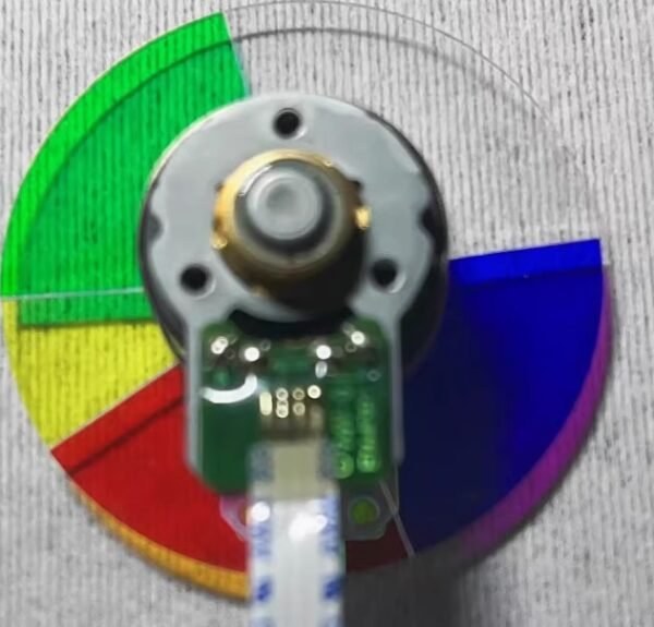 The back of Optoma PRO800P projector color wheel