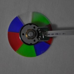 the back of DV10 projector color wheel, 7 segments, RGBRGWB