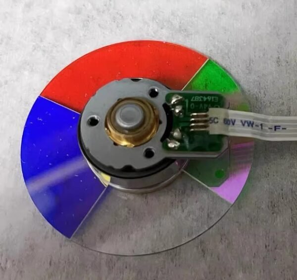 the back of Optoma EP757 color wheel