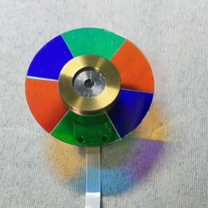 Optoma D200D projector color wheel, glass segments, 6 segs, RGBRGB,
