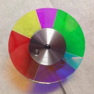 the front of optoma IS802C projector color wheel segments, 6 segs, RYMGCB