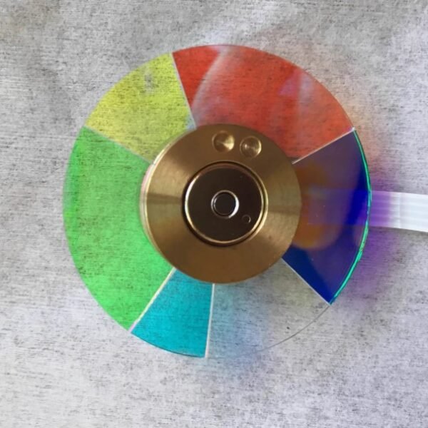Optoma S321 projector color wheel, 6 segs, RYGCWB