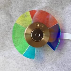 Optoma w512 color wheel, front image, 6 segs, RYGCWB