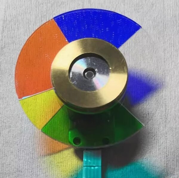 Optoma EX762 color wheel segments, 5 segs, RYG WB