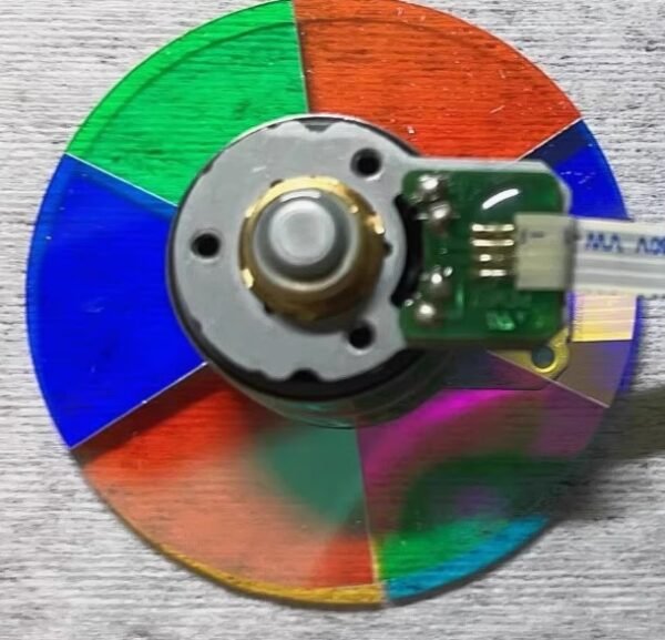the segments of Optoma hd73 projector color wheel