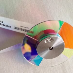 NEC V311X projector color wheel, genuine replacement, Compatible with NEC V300X, Authenticity Verification Barcode Label-Front view