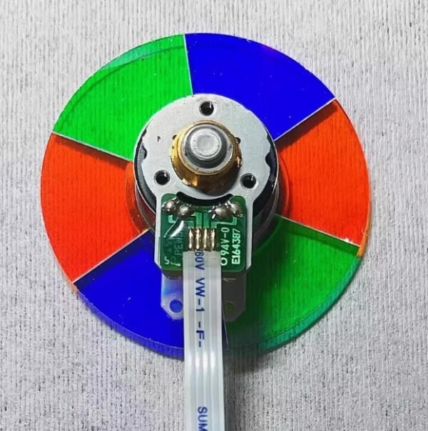 Barco F22 projector color wheel-Back view