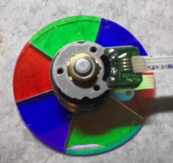 Vivitek H1186 genuine color wheel, Compatible with H1189 projectors-Back view.