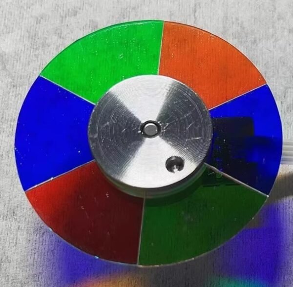 Viewsonic PX726HD projector genuine color wheel, 6 segments, 6x speed-Front view