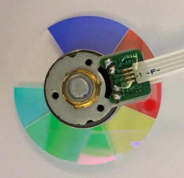 Genuine ACER X114PH color wheel replacement part- Compatible with acer X115H projector- Back view.