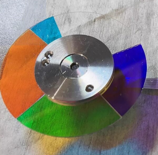PD F35 projector genuine Replacement color wheel-Front view, 6x speed, 5 sgements