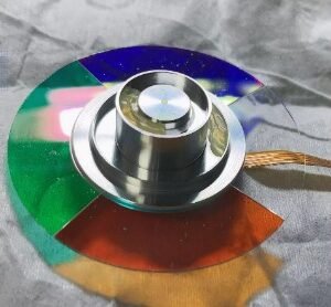Pansonic PT-DW640US Projector genuine replacement color wheel- Front view
