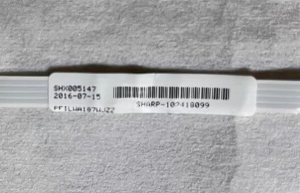 Sharp XV-Z15000 genuine color wheel label, bardoe 102418099