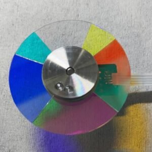 Genuine Viewsonic PJD7822HD projector color wheel-Front view, 6 segments, RGB CWY,
