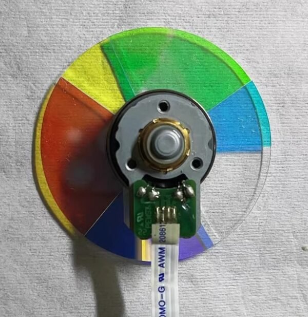 Vivitek D750HDC genuine color wheel-back view