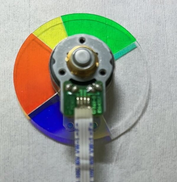 Original Vivitek D557W projector color wheel-Back view