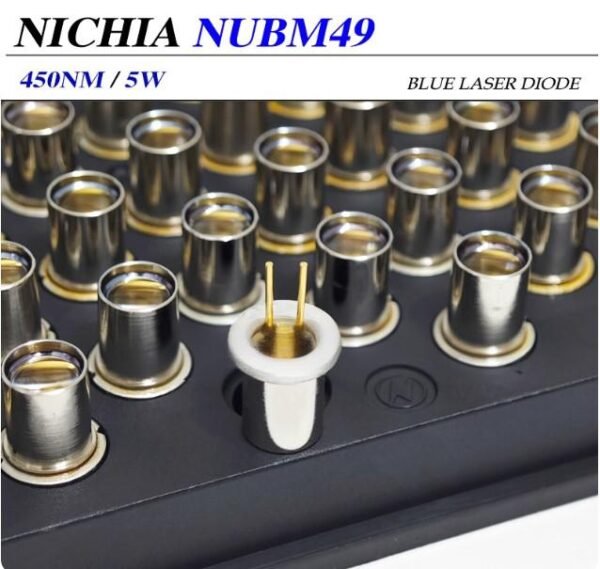 Nichia NUBM49 laser diode - front view