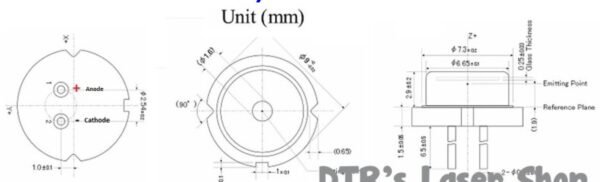 Tthe datasheet of NUBM44 laser module