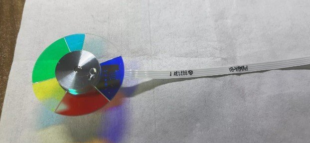 BenQ SP2535S projector color wheel( beamer farbrad) 102425045 genuine color wheel label - Image 2