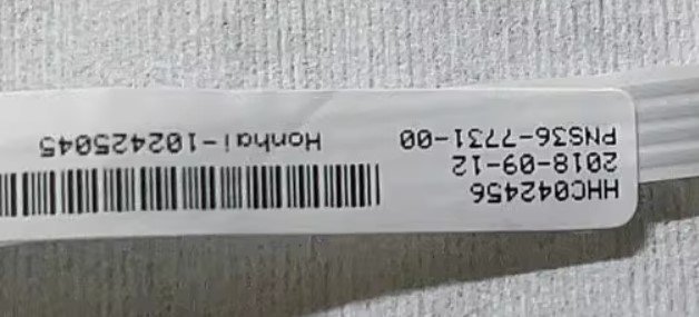 BenQ SP2535S projector color wheel( beamer farbrad) 102425045 genuine color wheel label - Image 3