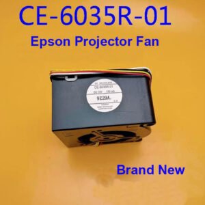 CE-6035R-01 is a genuine replacement cooling fan designed for Epson home projectors, including the TW5700TX, TW5800T, TW6250T, and TW6280T