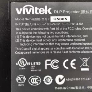 Vivitek H5085 Projector, lightly used